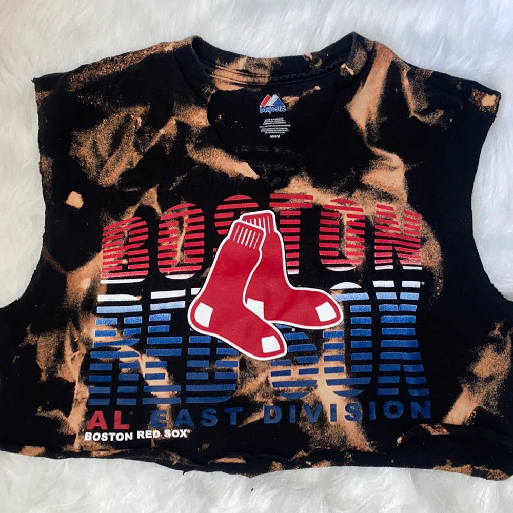 Boston red socks crop top